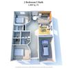 Two Bedroom Two Bathroom